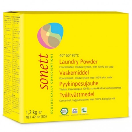 Detergent ecologic praf pt rufe 1.2 kg Sonett