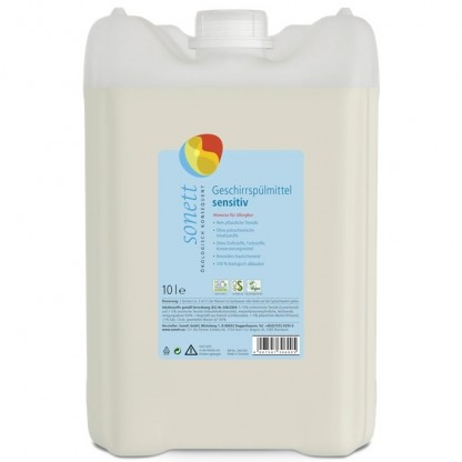 Detergent ecologic pt vase neutru, fara parfum 10L Sonett