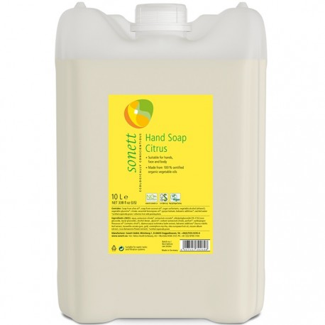 Sapun lichid pt maini si corp cu citrice 10 L Sonett