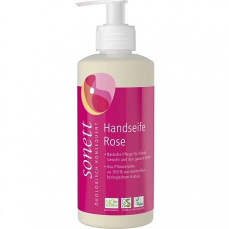 Sapun lichid pt maini si corp cu trandafir 300 ml Sonett