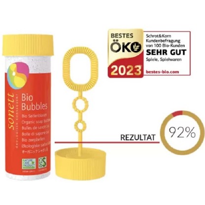 Solutie pentru baloane de sapun bio 45ml Sonett