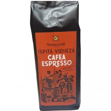 Cafea Esspreso macinata bio, Ispita Vieneza 500g Sonnentor