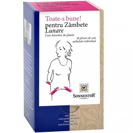 Ceai Toate-s bune. Zambete lunare, bio 18 plicuri Sonnentor