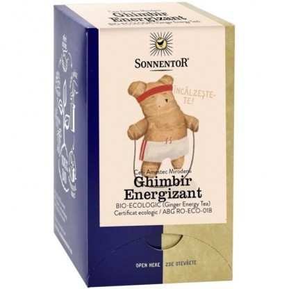 Ceai de ghimbir energizant bio 18 plicuri Sonnentor