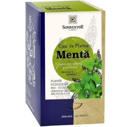 Ceai de menta bio 18 plicuri Sonnentor