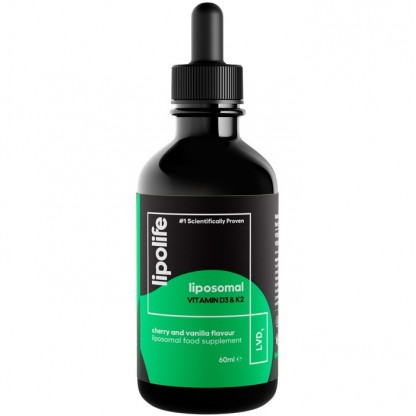 Vitamina D3 si K2 lipozomala LVD1 60ml Lipolife