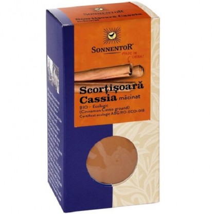 Scortisoara Cassia macinata bio 40g Sonnentor