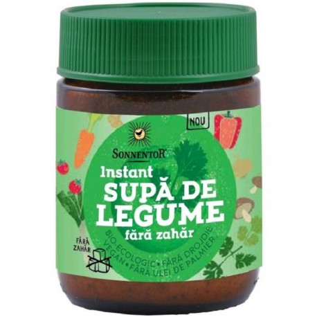 Supa instant de legume bio, fara zahar 120g Sonnentor
