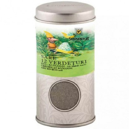 Sare fina de mare cu 12 verdeturi (solnita) 75g Sonnentor
