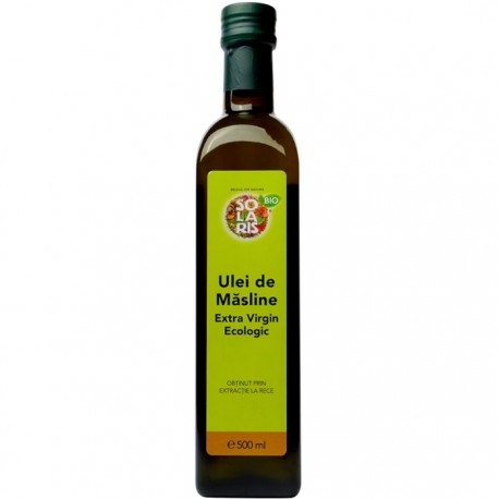 Ulei de masline extravirgin bio, presat la rece 500ml Solaris Bio (Longevita)