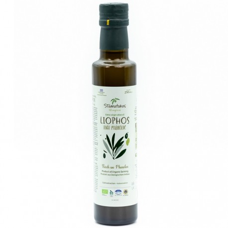 Ulei de masline extravirgin Liophos High Phenolic bio 250ml Stamatakos