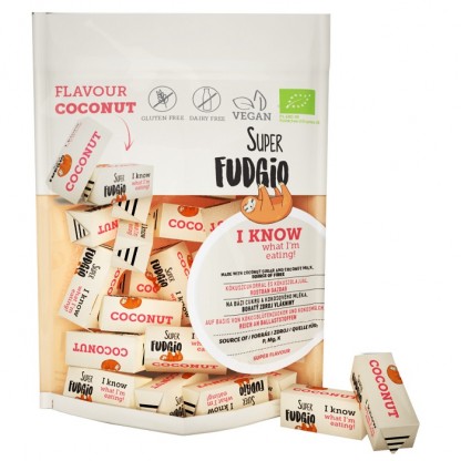 Caramele bio cu cocos 150g Super Fudgio
