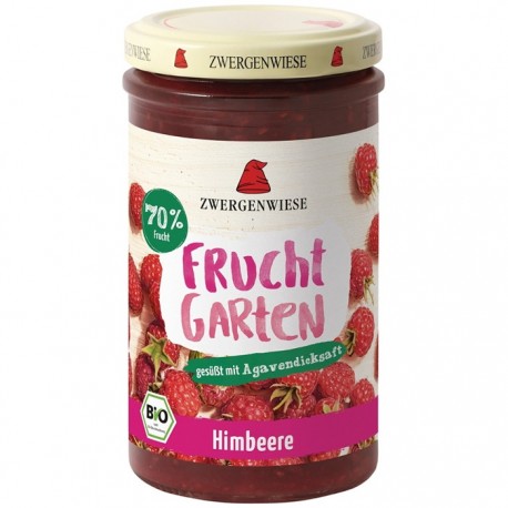 Gem de zmeura indulcit cu nectar de agave, fara gluten bio 225g Zwergenwiese