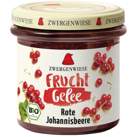 Jeleu de coacaz rosu bio, fara gluten 160g Zwergenwiese