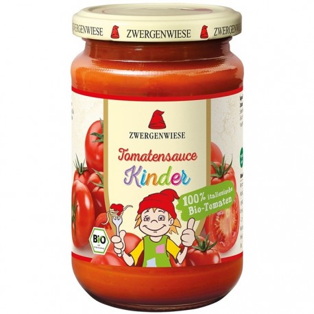 Sos de tomate pentru copii cu indulcitor din mar bio, fara gluten 340ml Zwergenwiese