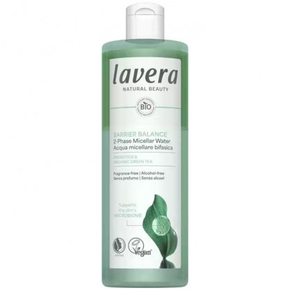 Lotiune micelara Barrier Balance curatare blanda cu prebiotice, fara parfum si alcool 400ml Lavera
