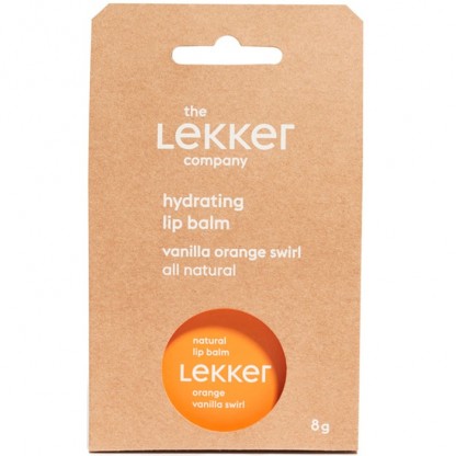 Balsam de buze la cutiuta Orange Vanilla 8g Lekker