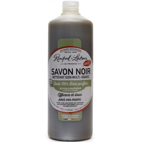 Savon Noir hipoalergenic concentrat, natural pentru toate suprafetele 1000ml Rampal Latour