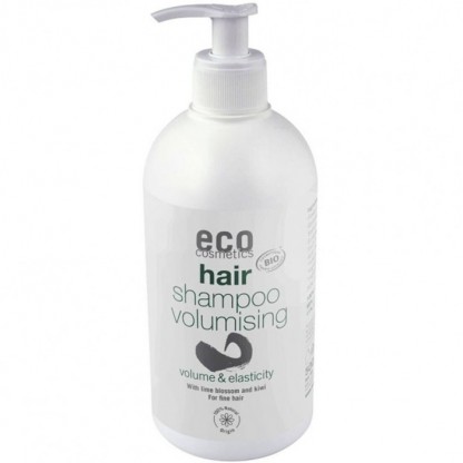 Sampon bio pentru volum cu kiwi si lime, family size 500ml Eco Cosmetics