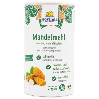 Faina de migdale bio, fara gluten 200g Govinda