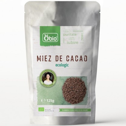 Miez de cacao bio 125g Obio