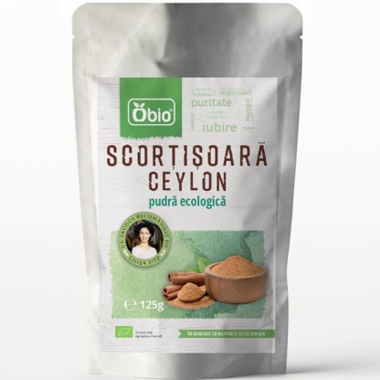 Scortisoara ceylon pudra bio 125g Obio