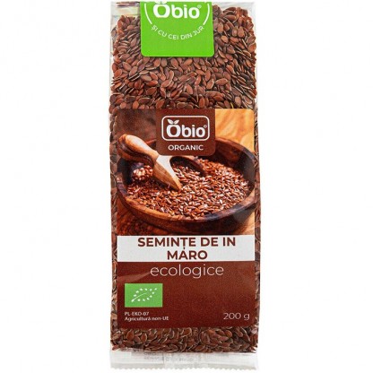Seminte de in maro bio 500g Obio