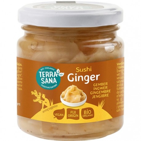 Ghimbir murat pentru sushi bio 190g Terrasana