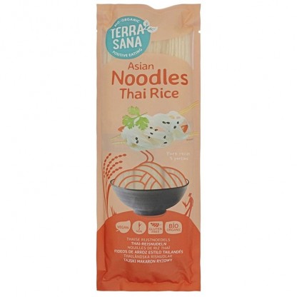 Taitei din orez thailandez bio, fara gluten 250g Terrasana