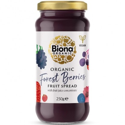 Gem de fructe de padure bio, fara zahar 250g Biona