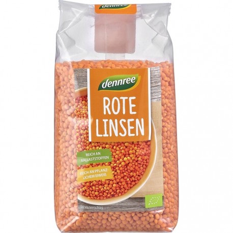 Linte rosie bio 500g Dennree