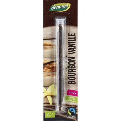 Pastai vanilie Bourbon bio 2 buc Dennree