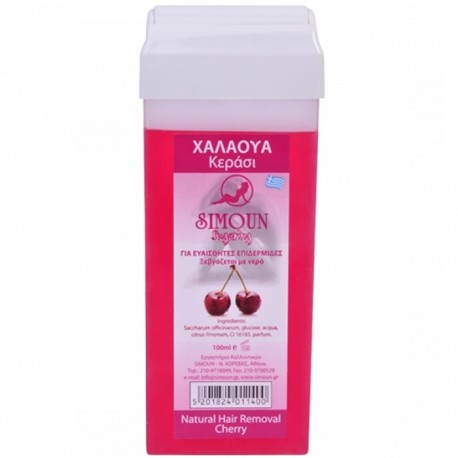 Roll on ceara naturala de zahar pt epilat, aroma cirese 100g Simoun