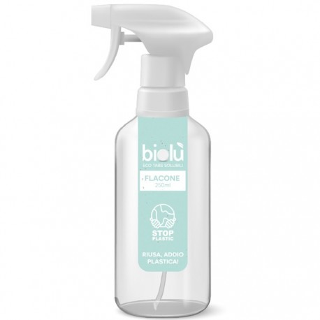 Recipient reutilizabil din plastic pentru tabletele de curatat 250ml Biolu