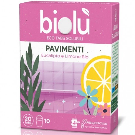 Tablete pt pardoseli cu eucalipt si lamaie bio 20 bucati Biolu