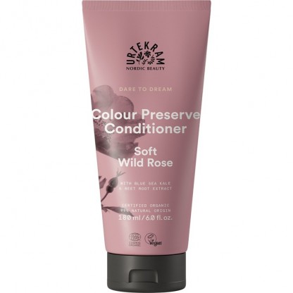 Balsam cu trandafir salbatic pentru par vopsit 180ml Urtekram
