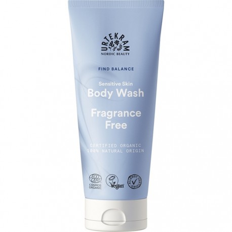 Gel de dus pentru piele sensibila, fara parfum 200ml Urtekram
