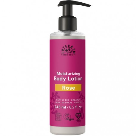 Lotiune de corp cu trandafir 245ml Urtekram
