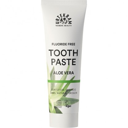 Pasta de dinti cu aloe vera, fara fluor 75ml Urtekram