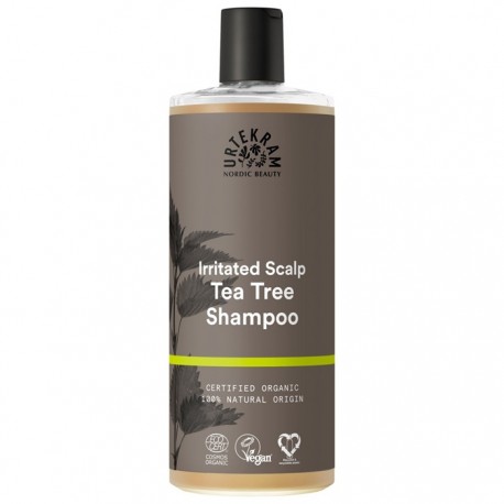 Sampon cu arbore de ceai pentru scalp iritat 500ml Urtekram