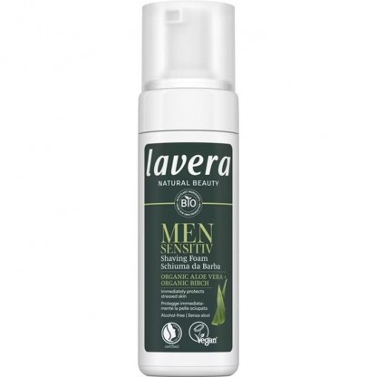 Spuma de ras cu aloe vera si mesteacan bio 150ml Lavera