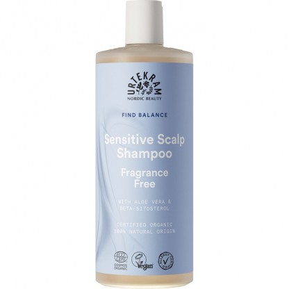 Sampon pentru scalp sensibil cu aloe vera, fara parfum 500ml Urtekram