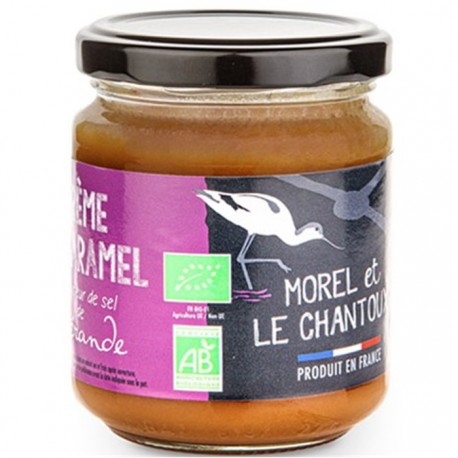 Crema de caramel cu sare de mare bio 200g Morel et Le Chantoux