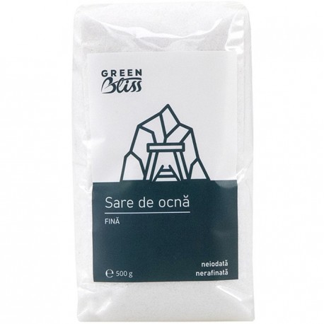 Sare de ocna fina 500g Green Bliss