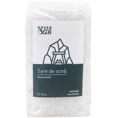 Sare de ocna grunjoasa 500g Green Bliss