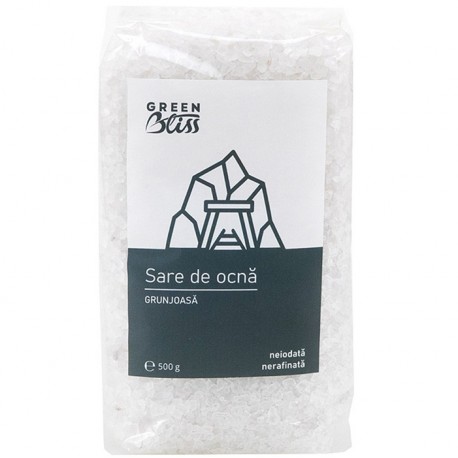 Sare de ocna grunjoasa 500g Green Bliss