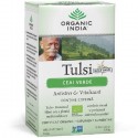 Ceai Tulsi (Busuioc Sfant) si ceai verde bio 18 plicuri Organic India