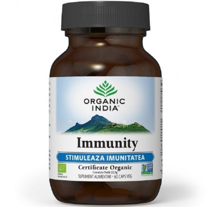 Immunity, sprijin pt imunitate puternica 60 capsule Organic India