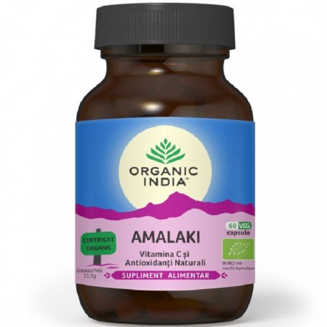 Amalaki, vitamina C si antioxidanti naturali 60 capsule Organic India