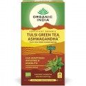 Ceai Tulsi, Ceai Verde si Ashwagandha 25 plicuri Organic India